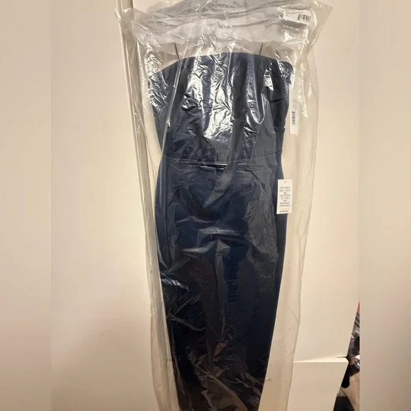 JAYGODFREY Midnight Blue Navy  Strapless Dress Szie 8 - Picture 5 of 14